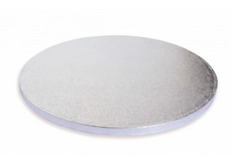 Support à Gâteaux Ronds Epais 30 cm Argenté - Scrapcooking