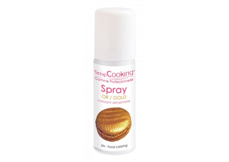 Scrapcooking - Spray Colorant Or 50 ml - Les Secrets du Chef Scrapcooking - Spray Colorant Or 50 ml - Les Secrets du Chef