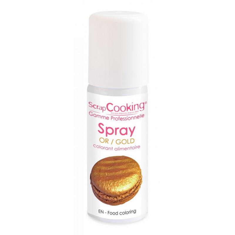 Scrapcooking - Spray Colorant Or 75 ml - Les Secrets du Chef