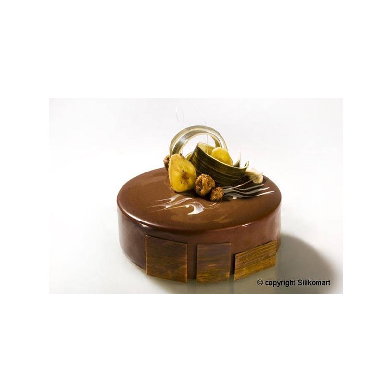 Moule Silicone Silikomart SF378 Mauresque Round | 15 Alvéoles Ø40 Mm X H16 Mm | Pour Desserts, Chocolats, Glaçages Raffinés