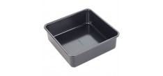 Vierkante Bakvorm in Staal met PFAS-vrije Antiaanbaklaag 20x20x8 cm