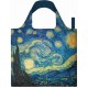 Van Gogh Sterrennacht opvouwbare herbruikbare tas - LOQI