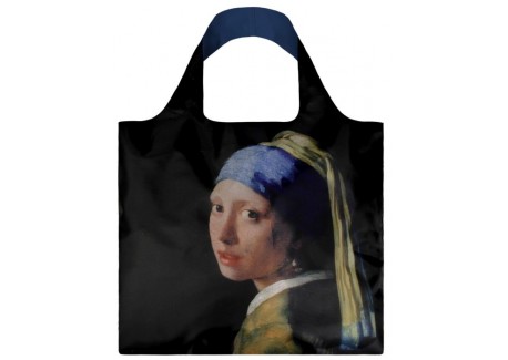 Opvouwbare Herbruikbare Tas Vermeer Girl with a Pearl Earring - LOQI