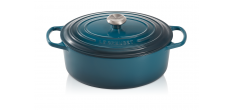 Cocotte Signature Ovale 4,7 L Bleu Deep Teal (29 cm)