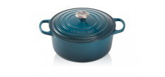 Cocotte Signature Ronde 4,2 L Bleu Deep Teal (24 cm)