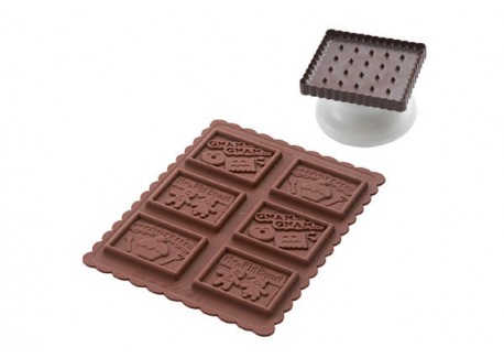 Koekje Bakvorm Gnam Gnam Slim Box - Silikomart