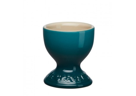 Rainbow Coquetier Céramique Bleu Deep Teal - Le Creuset