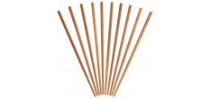 Baguettes Chinoises Bambou 24 cm 10 pcs 