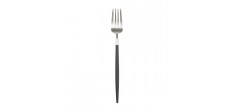 Goa Fourchette à Dessert Brossé Manche Noir 