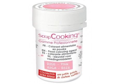 Voedsel Poederkleuring Roze 5 g - Scrapcooking