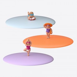 My Lid Zomerdeksel Beach Girls - Lurch My Lid Zomerdeksel Beach Girls - Lurch