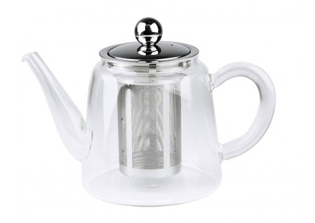 Jasmin Théière en Verre avec Filtre Inox 0,8 L - Cristel