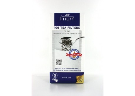 Papieren Theefilters S 100 Zakjes 75x155mm - Finum