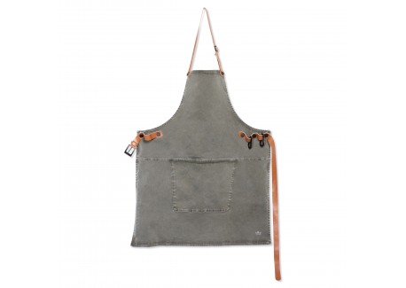 BBQ Canvas Tablier Gris-Vert Grey-Green - DutchDeluxes