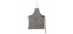 BBQ Canvas Keukenschort Grijs-Groen Grey-Green