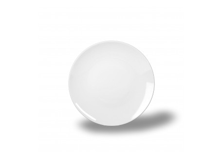 Assiette Plate Blanche 21 cm  - Thun