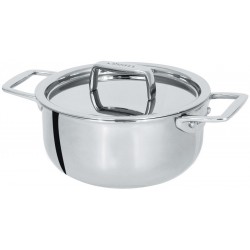 Castel'pro 5 Les Minis Casserole en Inox Brillant 12 cm avec Couvercle - Cristel Castel'pro 5 Les Minis Casserole en Inox Brillant 12 cm avec Couvercle - Cristel
