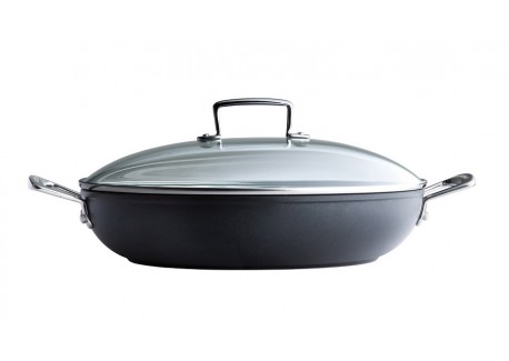 Le Creuset - Couvercle En Verre 26cm Pour Faitout Anti-Adhésif - Résiste Au Four 220°C