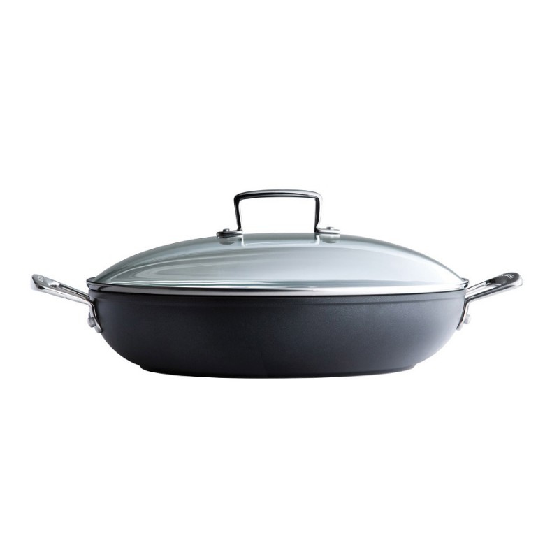 onderdak legaal Mogelijk Le Creuset - Les Forgées Antikleef Provençaalse Sauteuse 30 cm met Deksel -  Les Secrets du Chef