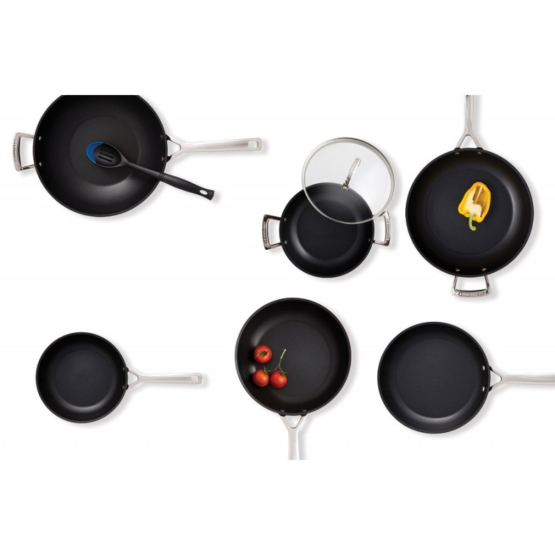 Sauteuse Provençale anti-adhésive Le Creuset Les Forgées 30 cm