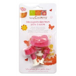 Kit 8 Outils Pour Pâte à Sucre ScrapCooking - Avec 16 Embouts, Pour Modelage Et Décorations Pâtisserie
