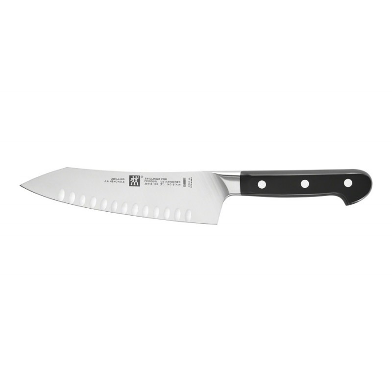 Couteau Santoku Global G80 lame alvéolée 18cm