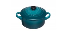 Rond Mini Stoofpotje 25 cl Deep Teal Blauw (10 cm)