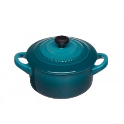 Rond Mini Stoofpotje 25 cl Deep Teal Blauw (10 cm) - Le Creuset Rond Mini Stoofpotje 25 cl Deep Teal Blauw (10 cm) - Le Creuset