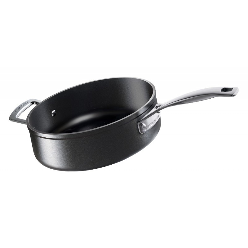 Le Creuset - Les Forgées Sauteuse Bord Droit Anti-Adhésive 28 - Les Secrets Chef