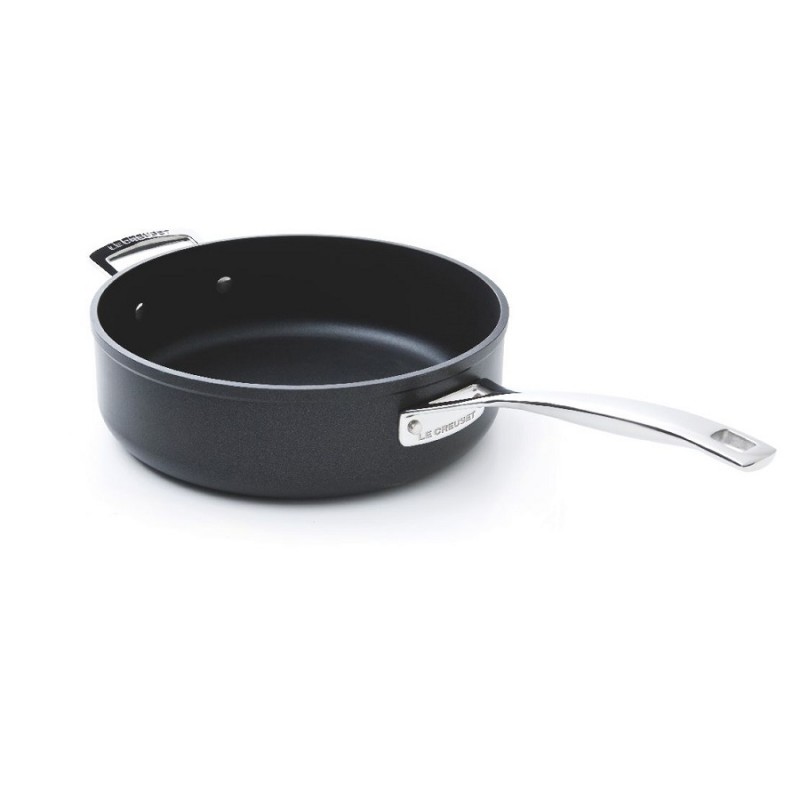 Le Creuset - Les Forgées Sauteuse Bord Droit Anti-Adhésive 28 - Les Secrets Chef