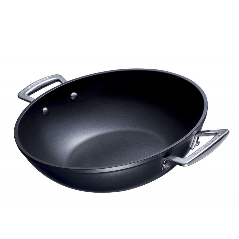 Le Creuset - Les Forgées Wok Anti-Adhésif 28 cm - Les Secrets du Chef