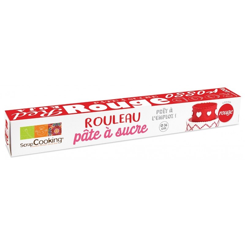 Rouleau Pâte à Sucre Orange 430g