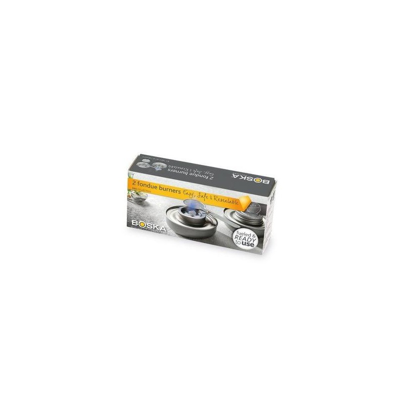Set de 2 Brûleurs à Alcool pour Fondue  - Boska
