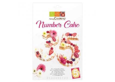 Set Number Cake - Scrapcooking