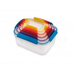 Nest Storage 5 Afsluitbare Vershoudbakjes - Joseph Joseph Nest Storage 5 Afsluitbare Vershoudbakjes - Joseph Joseph