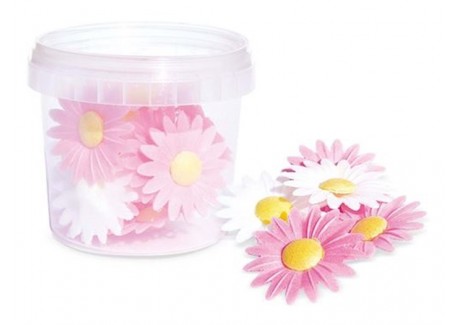 Wafel Bloemen 18 Margrieten - Scrapcooking