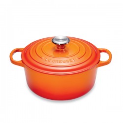 Cocotte Signature Ronde 6,7 L Orange Volcanique (28 cm)  - Le Creuset