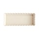 Plat à Tarte Rectangulaire 15x36,5 cm Argile Blanc Cassé - Emile Henry