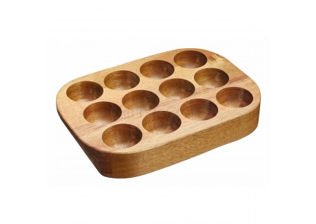 Houten Eierhouder 12 Eieren - KitchenCraft