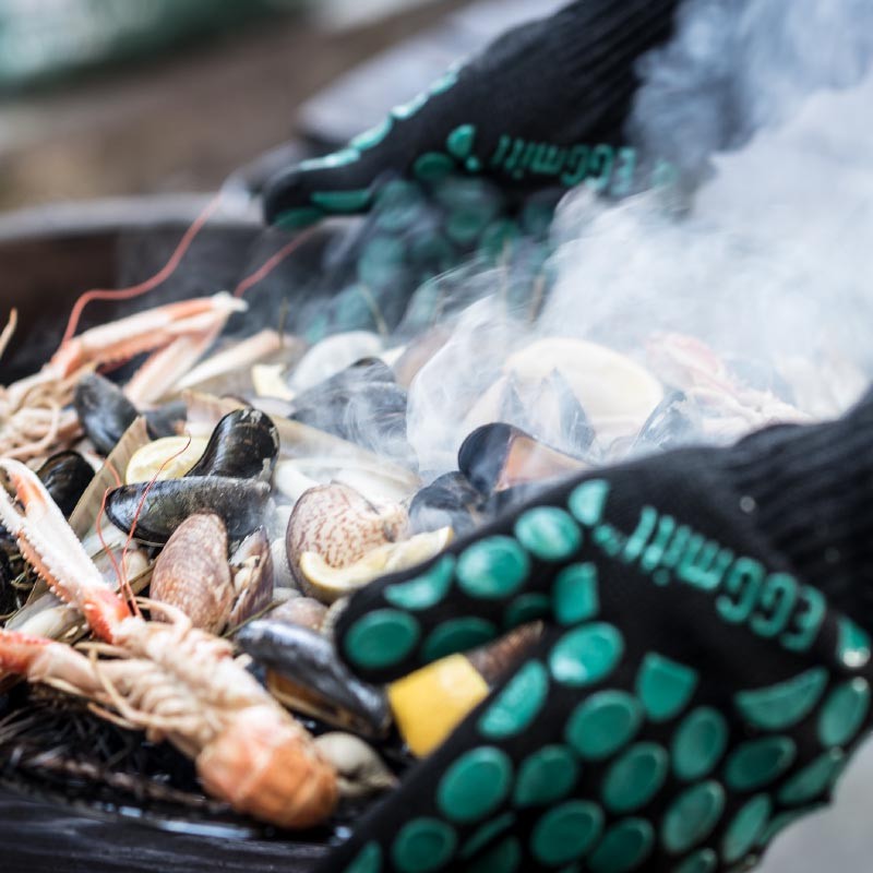 Big Green Egg - EGGmitt Gant pour Barbecue - Les Secrets du Chef