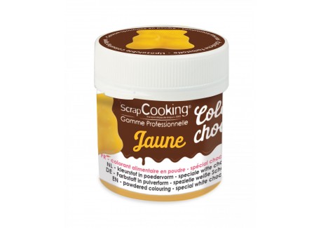 Colorant Alimentaire Chocolat Jaune 5 g  - Scrapcooking