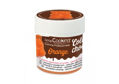 Colorant Alimentaire Chocolat Orange 5 g  - Scrapcooking