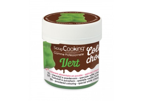 Voedsel Chocolade Kleuragent Groen 5 g - Scrapcooking
