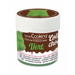 Voedsel Chocolade Kleuragent Groen 5 g - Scrapcooking Voedsel Chocolade Kleuragent Groen 5 g - Scrapcooking