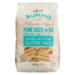 Penne Rigate n° 66 Sans Gluten 400 g - Rummo Penne Rigate n° 66 Sans Gluten 400 g - Rummo