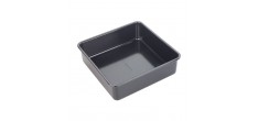 Moule Carré  Acier Anti-adhésif sans PFAS 23x23x8 cm