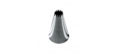 Douille Pâtisserie Couronne 16 mm Inox