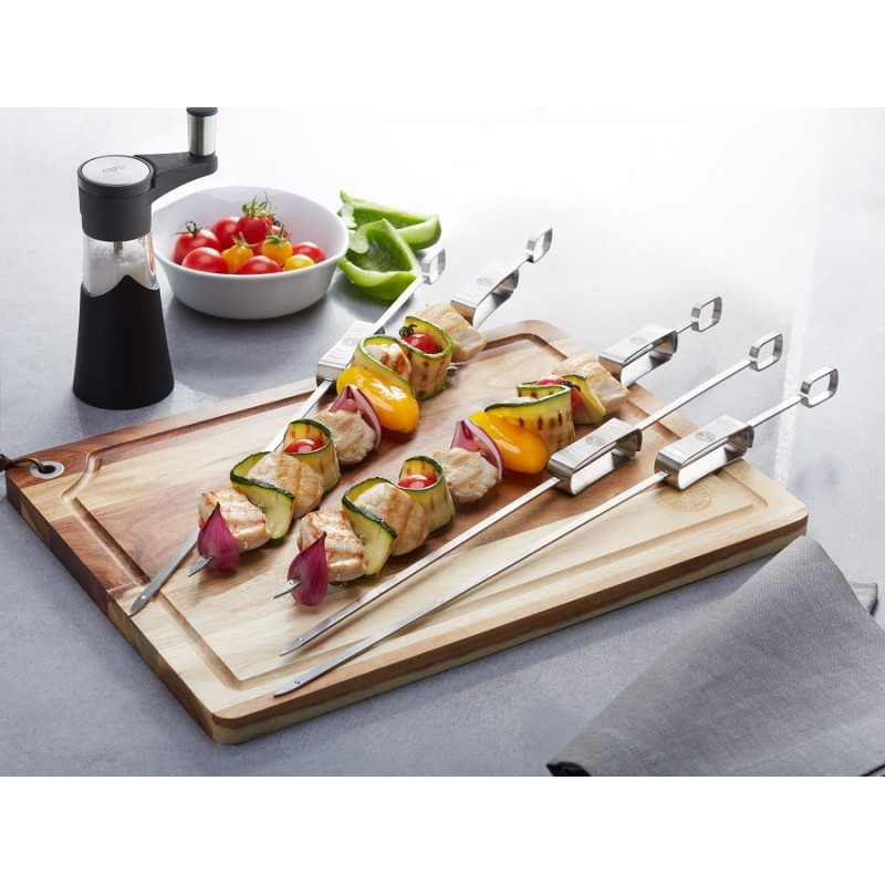 Gefu - Brochettes pour Barbecue 45 cm 5 pcs - Les Secrets du Chef