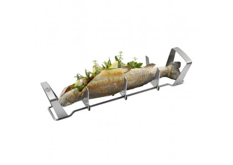 Support à Poisson pour Barbecue Inox - Gefu