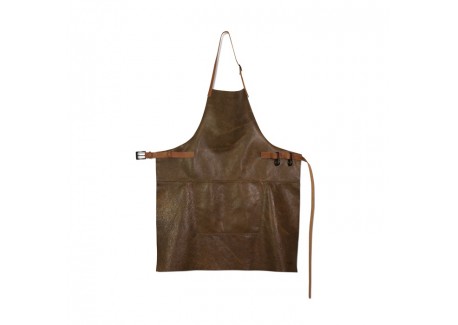 Vintage BBQ Aprons Tablier Cuir Brun - DutchDeluxes
